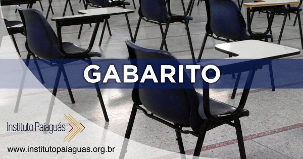 Gabarito processo seletivo 006/2018 Jaciara-MT