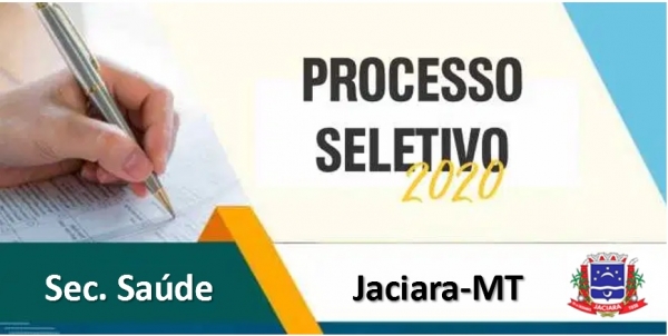 PROCESSO SELETIVO N° 003/2020 - JACIARA/MT