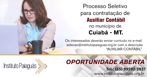 Processo Seletivo para Auxiliar Contábil em Cuiabá